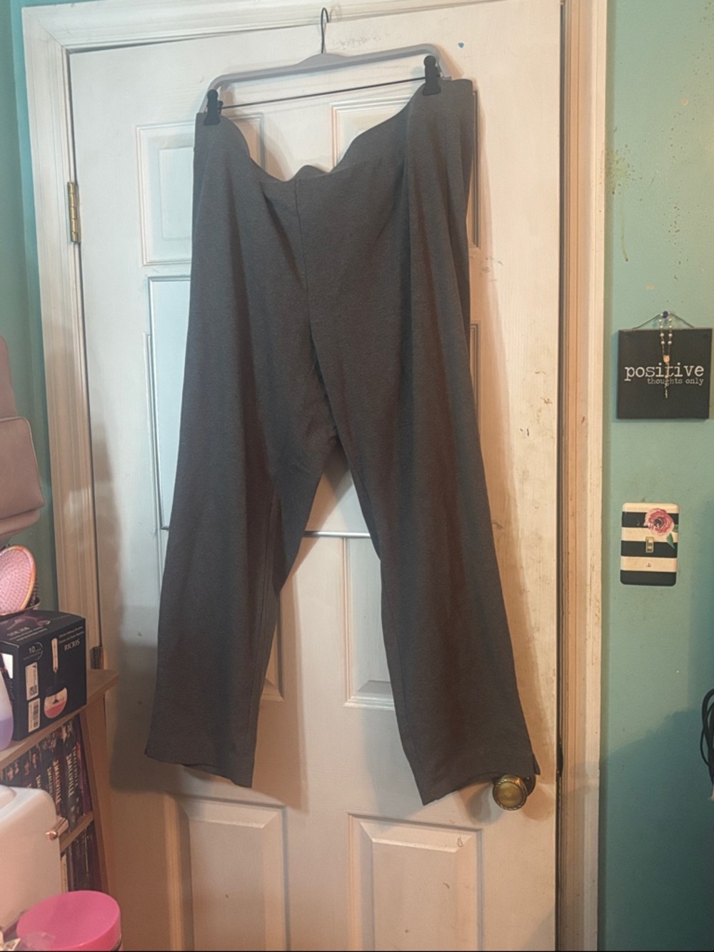 T by Talbots Dark Gray Leggings Size 2X